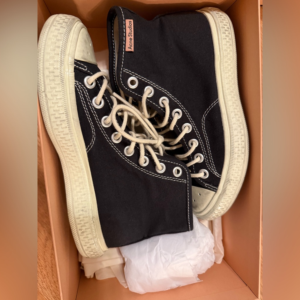 Black High-Top Sneakers
